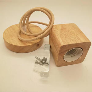 Dekorative nordische Stil moderne minimalist ische Kronleuchter Pendel leuchten Holz Hotel Schlafzimmer Esszimmer Kronleuchter Lampe Leuchte - Product Image 2