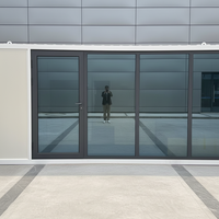 Maison conteneur mobile de luxe tout-en-un 5,8 mètres, préfabriquée en panneaux sandwich d'acier, moderne, certifiée CE, entièrement meublée