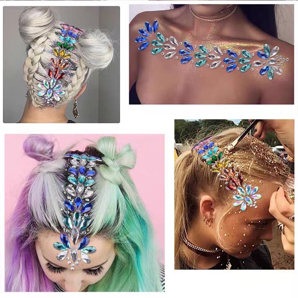 フェイスクリーム jewery Wholesale High Quality Festival Face Jewels Crystal Body