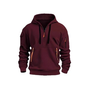 Euro <span class=keywords><strong>M</strong></span>ỹ Dropshiping Đại Lý Người Đàn Ông Của Giản Dị Dài Tay Lông Cừu Áo Với Mui Xe Và Dây Kéo Cho Amazon Hot Phong Cách Cho <span class=keywords><strong>M</strong></span>ùa Đông - Product Image 5