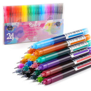 24 Color Straight Liquid Quick Drying Ink Needle Tube Antique Gel <b>Pen</b> - Product Image 4