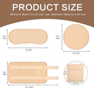Kit de 6 Uds de aceite de ricino orgánico reutilizable, almohadillas de compresión de aceite de ricino para desintoxicación hepática, insomnio, <span class=keywords><strong>estreñimiento</strong></span> <span class=keywords><strong>e</strong></span> <span class=keywords><strong>inflamación</strong></span> - Product Image 6