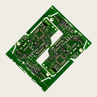 Disesuaikan satu sisi & dua sisi hijau PLC PCB papan komponen Gerber File PCBA Model PCBA Xixi Merek 1 oz tembaga