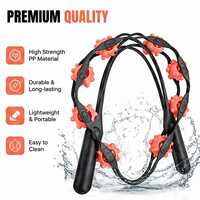 Sangle de massage manuelle portable Micogo avec rouleaux à picots pour thérapie des points de pression profonds et soulagement musculaire