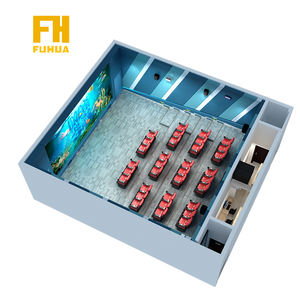 Tecnología digital <span class=keywords><strong>4D</strong></span> Películas de movimiento Efectos especiales Teatro Sillas de cuero 5D Nueva forma Efectos sensoriales Asientos de cine dinámicos - Product Image 2