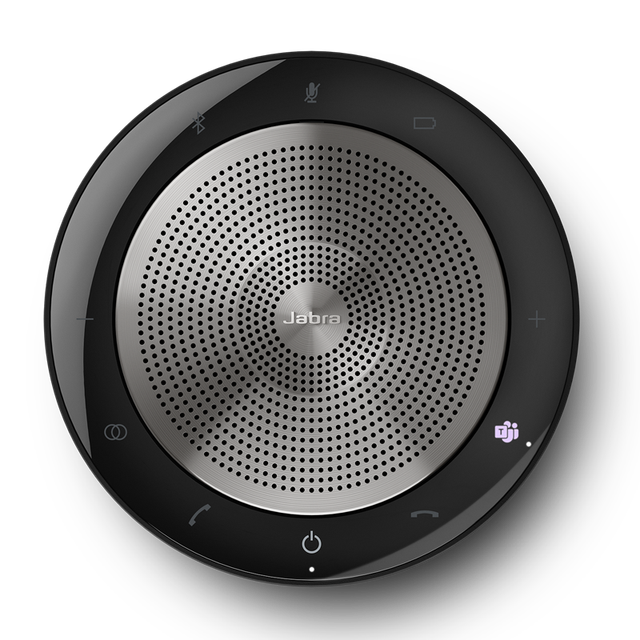 Speak 750 MS USB Desktop Omnidirectional Microphone Conference Speaker Fabric Cabinet 5-10W Output Power App Supported Noise