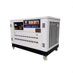 가정용 전문 사일런트 230/400V 50Hz 8kW 4kW 5kW 전력 발생기/8500W 6.5HP 120V 출력 10kW 가솔린 발전기 세트