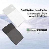 Pelacak Dompet Pintar Ultra Tipis 2.6mm Bersertifikasi MFi dan Google, Sistem Ganda IOS Android, Pelacak Kartu, Pencari Barang, Pelacak Tas