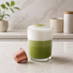 Capsules de matcha sans plastique compatibles avec Nespresso Original Line, capsules de thé vert bio, saines et durables, vente en gros - Product Image 4