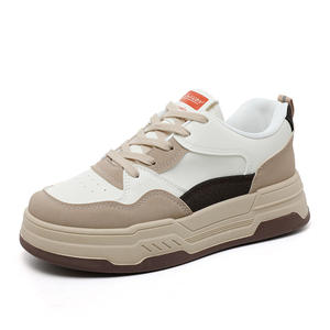 Chaussures plates tendance pour femmes, grande taille, fabriquées en Chine, respirantes, décontractées, blanches, pour étudiantes. - Product Image 3