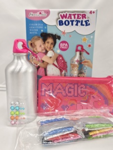 Set di Bottiglie d'Acqua in Metallo da Colorare (Tema SIRENA) per Bambini di 4-6 Anni - Product Image 4