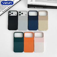 Coque de téléphone magnétique en PC antidérapante VAWI B403 pour iPhone 11 12 13 14 15 16 17 Pro Max, antichoc