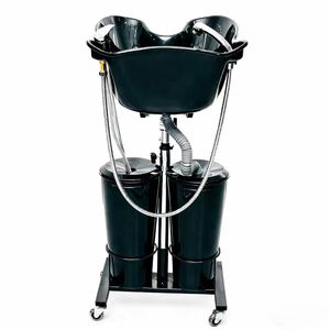 อ่างล้างผมเคลื่อนที่สำหรับร้านทำผม, อ่างล้างผมแบบพกพา, สำหรับผู้ป่วย, หญิงตั้งครรภ์, ร้านทำผม, เตียงสระผมแบบนั่งสำหรับใช้ในบ้าน - Product Image 6