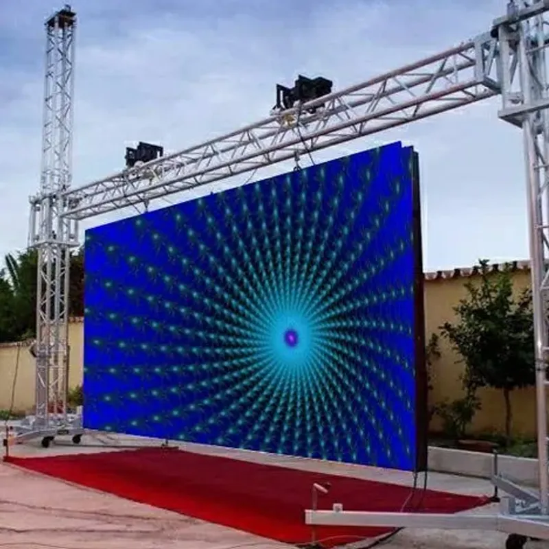 Tela LED colorida para aluguel de palco, 500x500, P2.6 P2.9 P3 P3.91, parede de vídeo digital para concerto, ambiente interno e externo, fundo