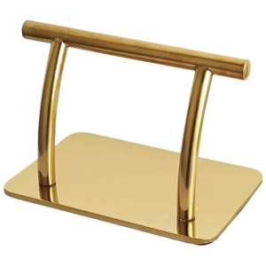 Venta Directa de Fábrica: Accesorios de Reposapiés para Silla de Peluquería de Acero Inoxidable con Tapetes Móviles y Bandejas para Pies - Product Image 6