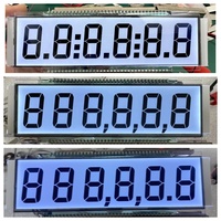 19 ans Fabricant 70 broches Segment LCD 12 4 6 chiffres Panneau de verre Gilbarco Station-service Affichage Distributeur de carburant à l'huile