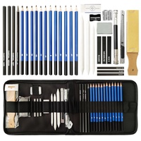 Ensemble de 33 crayons à dessin, pour croquis, Art et accessoires
