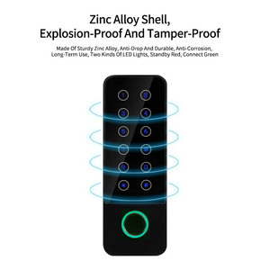 Smart Home Rfid <strong>Metal</strong> Access Controller Door Bell <strong>Functioned</strong> Biometric Digital Fingerprint Outdoor Door Access Control - Product Image 3