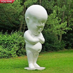 Al aire libre decoración del jardín de bronce pechugona gordo escultura de mujer dama estatua - Product Image 3