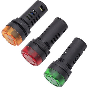 Đèn LED 12V Còi Báo Động Nhấp Nháy Đèn Tín Hiệu LED Mới Nhất Đèn Báo Hiệu Đèn Cảnh Báo AD16-22SM Màu Đỏ Xanh Lá Vàng Độ Sáng Cao - Product Image 4