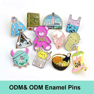 Venta al por mayor de pines de solapa de otoño de esmalte duro fundido a presión, con diseños de erizo, hongo y <span class=keywords><strong>bellota</strong></span> del bosque, en oro antiguo, para souvenirs, proveedor a granel - Product Image 4