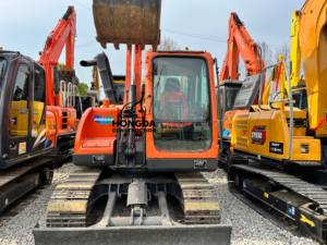 Doosan DX75-9C Crawler Digger <b>Small</b> Excavator Used Yanmar Engine 2023 Model 0.28m Bucket Capacity 7.35 Tons Operating <b>Weight</b> - Product Image 6