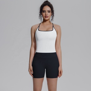 Completo Set Yoga Donna: Top Sportivo a Rapida Asciugatura, Reggiseno e Pantaloncini <span class=keywords><strong>Aderenti</strong></span> per Corsa e Fitness - Product Image 2