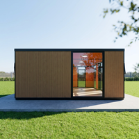 Maison conteneur pliable TOPPRE en acier galvanisé moderne, villa préfabriquée extensible à 2 chambres avec installation rapide