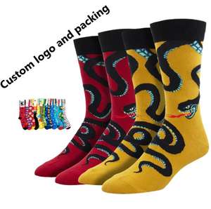 Chaussettes hommes Sneaker élégant chaussette mode drôle <span class=keywords><strong>pas</strong></span> <span class=keywords><strong>cher</strong></span> multi-style équipage partout imprimé Logo personnalisé nouveauté Funky chaussettes pour hommes - Product Image 1