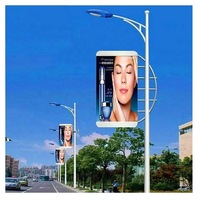 Écran LED de rue extérieur haute luminosité, couleur pleine, 4K, HLG, IP65, étanche, lisible en plein soleil, taux de rafraîchissement 3840Hz, 4G