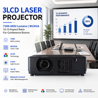 Service OEM, projecteur laser 3LCD, 7200 lumens ANSI, Wuxga, installation à 360° pour les administrations sécurisées