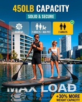 Planche de Stand Up Paddle Gonflable Écologique pour Débutants – Équipement de Sports Nautiques Tout-Terrain pour Lacs – Personnalisable