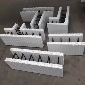Matériau de construction <span class=keywords><strong>Polystyrène</strong></span> <span class=keywords><strong>expansé</strong></span> 25cm 8 pouces EPS ICF Blocs Isolation en mousse Coffrage en béton Système de construction - Product Image 5