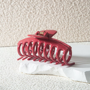 Soft Rubber Shark <b>Clip</b> Pink Blue Khaki White Off-White Dark Brown Red Daily Use Gripper Hair <b>Clip</b> Headdress Baking Paint - Product Image 4