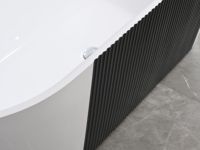 Baignoire moderne personnalisée indépendante Baignoire en acrylique Baignoire profonde pour une personne adulte Salle de bains luxueuse Design minimaliste