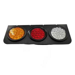 อะไหล่ระบบไฟรถบรรทุกสีแดงคุณภาพสูงแบบใหม่ ไฟท้าย LED สามดวงแบบยูนิเวอร์แซล พร้อมไฟเลี้ยวสำหรับรถพ่วง - Product Image 4