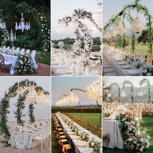 Belofte Bruiloft Lichtdecoratie Kristallen Kroonluchter Luxe Feest Evenementen Podium Decoratieve Verlichting - Product Image 6