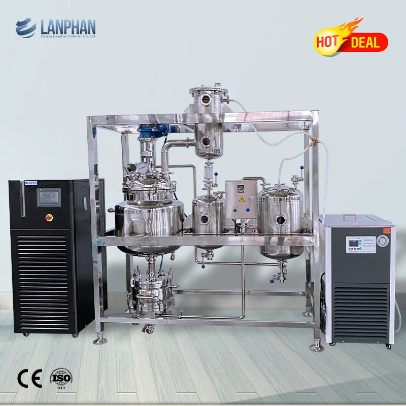 100L Chemical Methanol Crystals Lab Stainless-steel Crystallizer Reactor Equipment