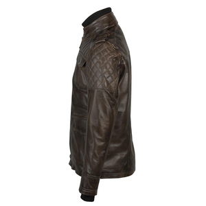 2026 OEM Wholesale Custom Cowhide Leather <b>Jacket</b> Breathable Lightweight Comfortable Leather <b>Jacket</b> - Product Image 5