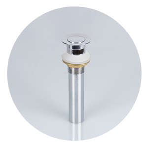 Colador de latón para lavabo de baño, botón pulsador para drenaje de residuos de baño, <span class=keywords><strong>Clac</strong></span> <span class=keywords><strong>Clic</strong></span> - Product Image 1