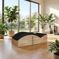 Correcteur de posture en bois de chêne massif de qualité studio pour améliorer la posture et la stabilité du tronc, idéal pour la maison et les studios de Pilates