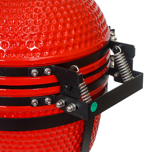 SEB Kamado - Asador de Cerámica Moderno de 16 Pulgadas con Encendido Electrónico de Acero Inoxidable - Barbacoa Portátil de Carbón para 2-3 Personas para Acampar - Product Image 2