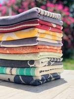Serviette de plage turque 100% coton biologique - Sans sable, idéale pour offrir en cadeau, parfaite pour le bain, le spa, la sauna, la plage