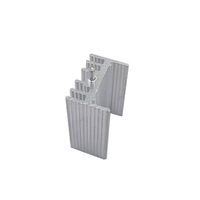 Dissipateur thermique triode 20*15*10MM en alliage d'aluminium TO-220, extrusion personnalisée, couleur sur mesure, radiateur de transistor, découpe et pliage Al 6063
