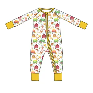 New Children's Clothing Cotton Soft Autumn Long Sleeve Infant Baby Sets Solid Color Sleepwear 1 Pieces Set Kids Clothes