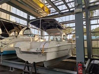 Bateau de pêche en mer de luxe en fibre de verre de 8,50 m (28 pieds) avec espace de repos