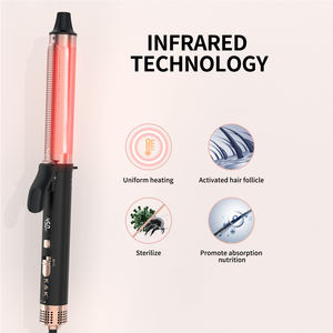 Fer à boucler infrarouge rotatif à 360 degrés avec cordon d'alimentation et écran LCD numérique, idéal pour la maison, l'hôtel et les camping-cars - Product Image 4