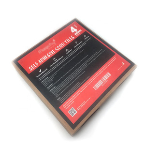 Có Khung Cork Board Square Cork Tiles Với 10 Lần Bọt Dính Bộ 4 - Product Image 4