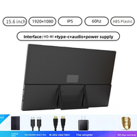 Moniteur de jeu portable Oem 15.6 pouces 1080P FHD Full HD Type-C Extender d'écran pour PS5/PS4/XBOX/PC/téléphone portable/ordinateur portable