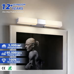 High-quality Waterproof <b>LED</b> Modern Design Bathroom Wall Lamps for Hotel Bathrooms Wall-Mounted Over the Mirror - Product Image 1